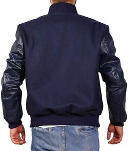 Venta al por mayor de chaquetas Letterman hechas a medida para hombres y mujeres chaqueta de béisbol universitaria de estilo callejero para hombres - Product Image 4