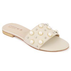 Pantuflas Elegantes para Mujer (M-824) - Color Fawn - Product Image 1