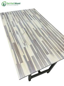 Panel de encimeras de madera de acacia articulado con los dedos Acabado de aceite de cera para uso en la cocina - Product Image 4