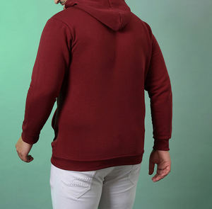 Sweat-shirts unisexes 100% en molleton de coton personnalisés de haute qualité, sweat à capuche uni de grande taille et épais pour femmes - Product Image 4