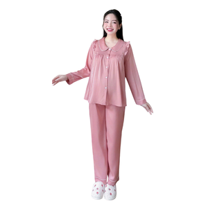 Conjunto de Ropa de Maternidad de Seda Latina Suave y Fresca B718, Cómodo y Fresco para Mujeres Embarazadas - Product Image 1