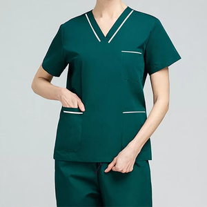 La mejor calidad Unisex Enfermería Scrubs Hospital Trajes de verano Quirúrgico Scrub Sets Plus Size Uniforme para el personal de los médicos - Product Image 5