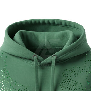 Sudaderas con Pedrería para Mujer, Diseño Personalizado, Transpirables, de Alta Calidad, MOQ Bajo - Product Image 3
