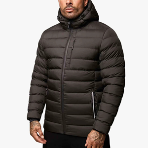 Chaqueta de Invierno de Alta Calidad para Hombre, Chaqueta Acolchada con Capucha para Hombre y Mujer, Chaqueta de Plumón Negra Informal para Hombre - Product Image 1