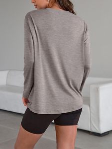 T-shirts de sport amples et doux 100 % coton, respirants, en maille, pour la course à pied, la gym, évacuant l'humidité, haute performance, grandes tailles - Product Image 2