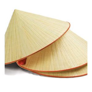 หมวกทรงกรวยไม้ไผ่สไตล์เวียดนาม-งานฝีมือของแท้น้ำหนักเบาเหมาะสำหรับเกษตรกรคนงานกลางแจ้งเทศกาลอุปกรณ์ประกอบฉากทางวัฒนธรรม - Product Image 2