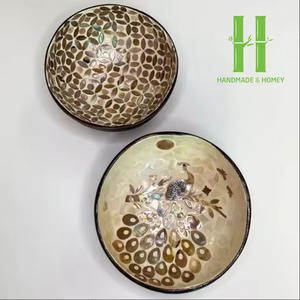 Bandeja de Joyería Hecha a Mano con Cáscara de Coco de Alta Calidad para Decoración de Mesa, Hecha en Vietnam - Product Image 6