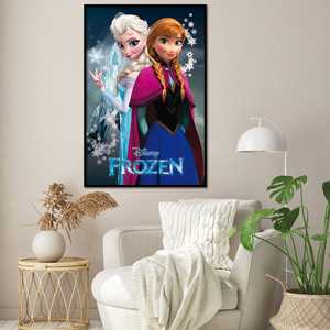Affiche murale moderne sur toile La Reine des Neiges 2 avec Elsa et Anna - Product Image 4