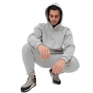 Ensemble de sweat à capuche personnalisé de haute qualité pour hommes 350gsm 400gsm pull à capuche ample - Product Image 4