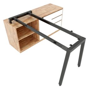 Mesa y Patas de Gabinete Ensambladas Aton Concept 1400x600mm HCAT019 - Product Image 2