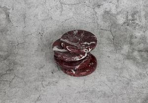 Sous-verres modernes en marbre très vendus, design en pierre naturelle blanche, motifs personnalisables, vente en gros, décoration de table, tapis, coussinets, Inde - Product Image 5