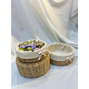 Panier de rangement pour la décoration et l'organisation, design circulaire, nouveau et tendance, écologique, paniers de rangement tissés à la main, papier, maison - Product Image 4