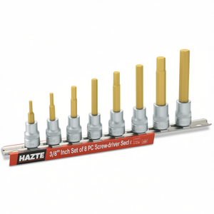 Juego de 8 destornilladores hexagonales cortos Hazet de 3/8'' con rosca moleteada - Categoría de producto: Duradero - Product Image 2
