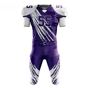 ชุดอเมริกันฟุตบอลทำจากโพลีเอสเตอร์100% ชุดอเมริกันฟุตบอล - Product Image 1