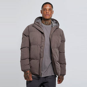 Ropa de calle transpirable personalizada, chaquetas de hombre de diseño cómodo con calce regular de palangre pesado liso, ropa informal - Product Image 2