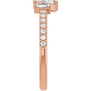 Scattered Baguette <b>Diamond</b> <b>Ring</b> - Product Image 4