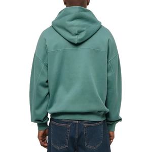 Sweat à capuche à double fermeture éclair style Boxy Fit personnalisé poids lourd 100% coton sweat à capuche court pour hommes French Terry Pullover Zipper Hoodies Hommes - Product Image 5