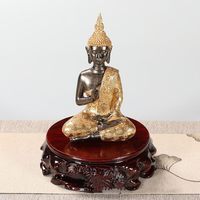 Piédestal de présentoir en bois massif en bois fait main chinois pour Vase Fishbowl Stone Buddha Statue Ornement Base