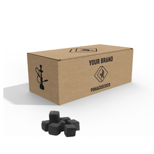 For Sample - Premium Quality Ultra Low Ash <b>Coconut</b> <b>Shell</b> Shisha Charcoal Briquette Cube 25mm Wholesale - Product Image 4