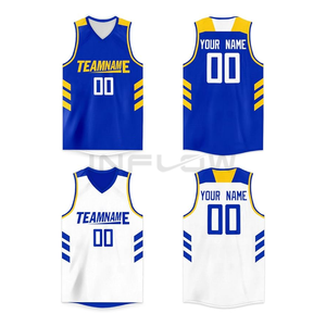 Ropa de baloncesto 100% Poliéster Diseño personalizado Baloncesto Jersey Uniformes Conjuntos Equipo juvenil Patrón Sublimación - Product Image 1