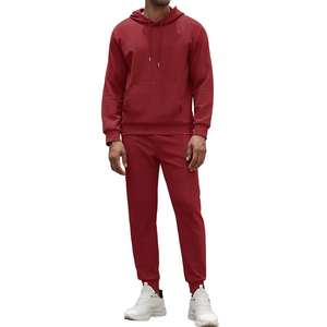 Trajes de sudor para hombre 2 piezas Unisex Jogger Hoodies Pantalón de chándal Bolsillos Chándal Casual Conjuntos de chándal - Product Image 1