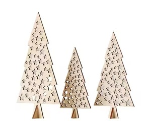 Sculpture décorative en métal avec revêtement en poudre, best-seller, décoration de festival, arbre de Noël pour la maison et les cadeaux, figurine en métal avec éclairage LED - Product Image 2