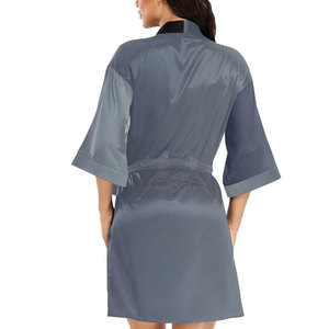 เสื้อคลุมผ้าไหมสำหรับผู้หญิงเสื้อคลุมผ้าไหมดีไซน์โลโก้ใหม่ - Product Image 2