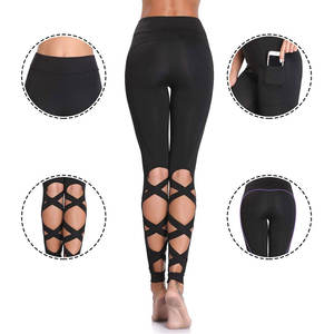 High Quality Women's Gym <b>Legging</b> <b>with</b> <b>Pockets</b> Casual Yoga Wear Knitted Fabric Latest Design Active Wear - Product Image 6