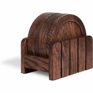 Posavasos de madera premium para bebidas que ofrecen protección contra arañazos y seguridad duradera para la mesa - Product Image 4