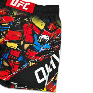 Short de boxe UFC Oliveira pour homme, entraînement de combat, compétition, 4 points, respirant, extensible, logo frontal, décontracté, léger, séchage rapide - Product Image 6