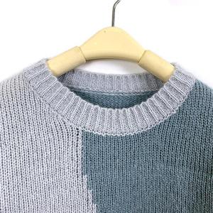 Prix de gros, design personnalisé, pull décontracté en tricot, col rond, surdimensionné, pour femmes, automne - Product Image 3