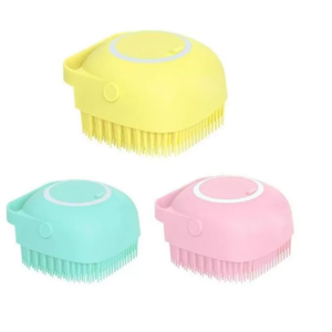<b>Pet</b> Washing Mitt with Shampoo Reservoir-Massaging Animal Bath <b>Brush</b> - Product Image 1