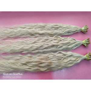 ผมต่อแบบดิบปลายแหลมสีบลอนด์เกรด12A - Product Image 1