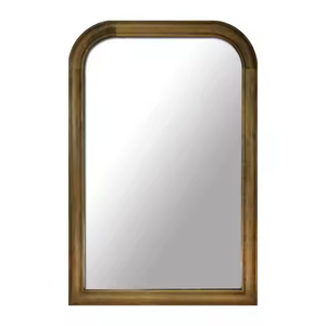 Espejo de decoración de pared con marco de madera de lujo para comedor y sala de estar, decoración del hogar, espejo inteligente de pared de madera de Azora Industries - Product Image 4