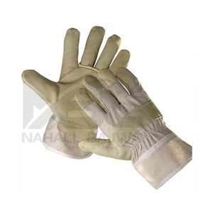 Guantes de seguridad de cuero de vaca de calidad al por mayor 2023 707 antideslizantes con función ignífuga - Product Image 3