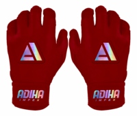 Guantes de Bateo de Béisbol de Alta Calidad con Servicio OEM, Personalizados en Cuero, Antideslizantes, con Cierre de Gancho y Bucle, Fabricados por Adiha Impex