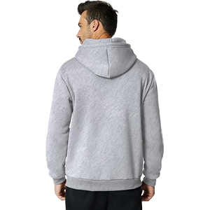 Sweat à capuche zippé personnalisé pour hommes 100% Veste streetwear d'hiver en molleton de coton pour la salle de sport et les voyages avec logo et image de marque - Product Image 5