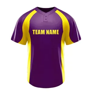 เสื้อซอฟต์บอลเสื้อกีฬาเบสบอลระบายอากาศเสื้อกีฬาผ้าโพลีเอสเตอร์แบบระเหิด100% ล่าสุด - Product Image 6