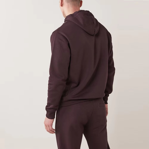 เสื้อสเวตเตอร์ของผู้ชายผ้าโพลีเอสเตอร์ระบายอากาศได้ดีสวมใส่สบายและระบายอากาศได้พื้นฐานผ้าฝ้ายผสม - Product Image 6