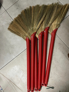 Vietnamese soft broom <b>made</b> from grass for cleaning home outdoor yard with wholesale and competitive price welcome - Product Image 5