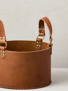 Cesta de Regalo de Cuero con Asa Superior para Vino, Flores, Frutas, Dulces, Regalos Navideños, Exhibición Navideña - Product Image 5