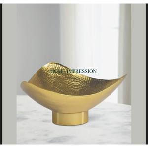 Exquisito cuenco de chocolate de fruta de lujo moderno de estilo árabe chapado en oro forma redonda para regalar postre personalizable pistacho - Product Image 2