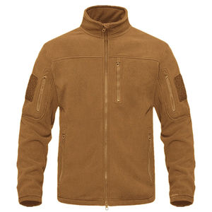Chaqueta de invierno de otoño para hombre, ropa informal estilo Hip Hop con cuello levantado, abrigo con cremallera, forro polar ligero, Color sólido, esponjoso, respetuoso con el medio ambiente - Product Image 3