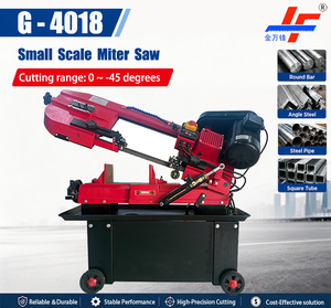 Sierra de Cinta Portátil G4018, Ángulo de 0-45, Tensión Manual, Motor Semiautomático, Corte de <span class=keywords><strong>Metal</strong></span> <span class=keywords><strong>Industrial</strong></span> para Taller - Product Image 1