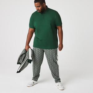 ผ้าปิเก้คอตตอนยืดสีเบจอ่อน 100% สำหรับเสื้อโปโล ปักโลโก้ตามสั่ง ทรงปกติ กระดุมซ่อน ป้องกันการยับ - Product Image 4