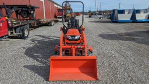 Kubota BX23S with front end loader back <b>hoe</b> attachment and 60 belly mower - Product Image 6