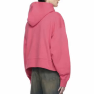 Venta al por mayor de encargo de alta calidad 100% algodón de color sólido Top de algodón para los hombres relajado transpirable Sudadera con capucha Unisex - Product Image 3