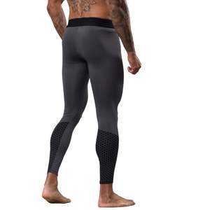 Graphite <b>Men</b> Leggings Compression <b>Pants</b> Stretch Athletic <b>Base</b> <b>Layer</b> for Gym Training Running Fitness and Sports Performance - Product Image 2