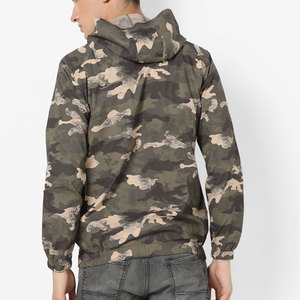 Sweat-shirt pour homme à logo personnalisé imprimé camouflage, coupe classique, en coton tricoté, tenue décontractée d'automne, streetwear - Product Image 2