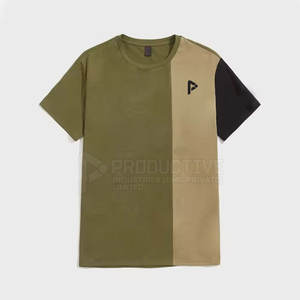 เสื้อยืดแขนสั้นของผู้ชายผ้าฝ้าย100% ระบายอากาศได้ดี2025ใส่ในฤดูร้อน - Product Image 1